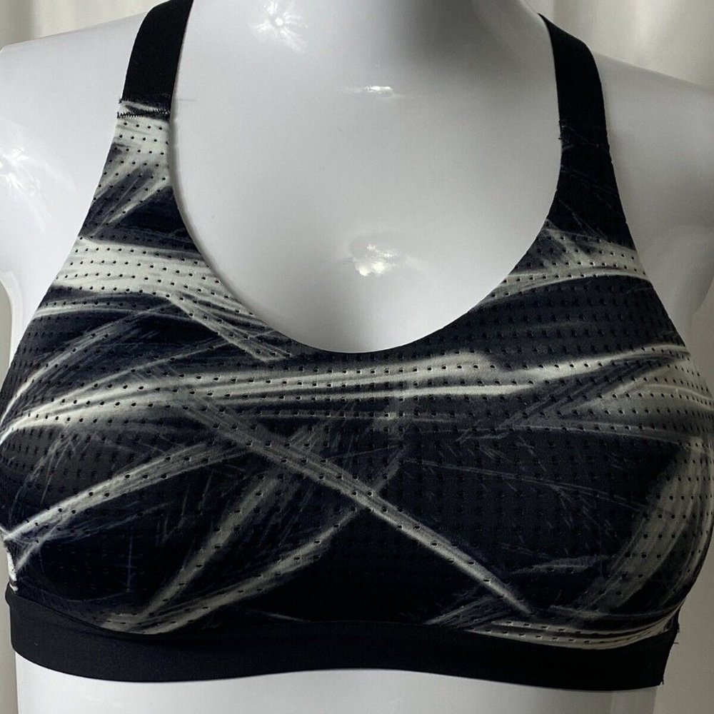 VICTORIA SPORT BLACK&GRAY SIZE 34A RAZOR BACK
